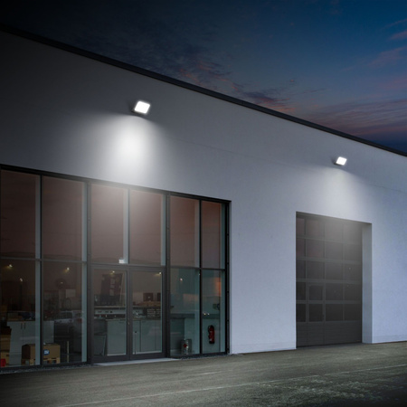 LED reflektor 100W 9500lm 5000K studená bílá Black s mléčným stínítkem Videx