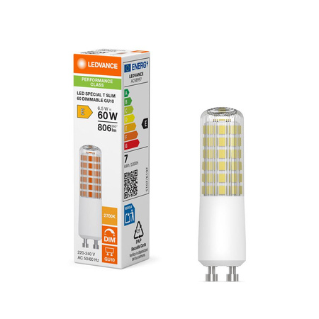 LED žárovka GU10 6,5W = 60W 806lm 2700K teplá bílá 320° stmívatelná Ledvance