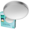 Plafond LED lampa pro povrchovou montáž DORIS 17W 2700K IP44 31cm Satin PHILIPS