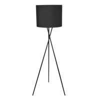 Sanico Goldlux E27 Black Tekla Stojací stojací lampa