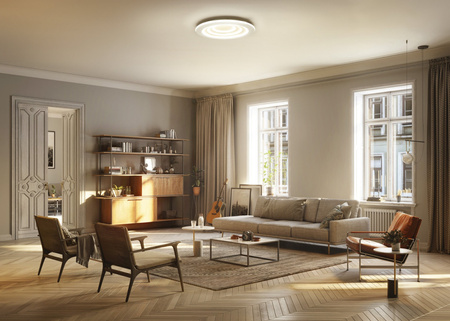 LED stropní svítidlo ORBIS Spiral 40W 4300lm Teplá bílá-Studená bílá 50cm SMART+ WiFi LEDVANCE