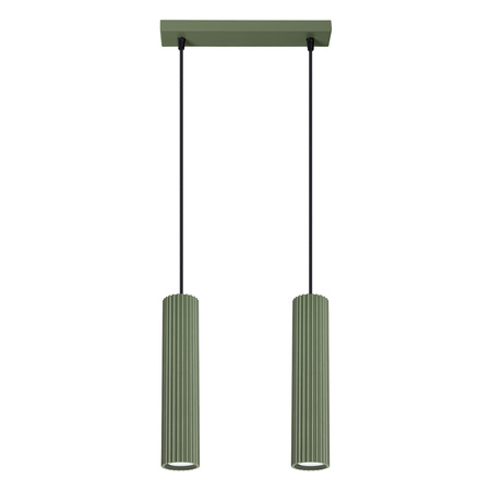 Stropní závěsné svítidlo Tuba Spot 2x GU10 Olive Carbon Deep Space SL.1612 Sollux