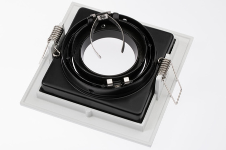 Halogenová Podhledové svítidlo GU10, Nastavitelná Čtvercová Bílá GEMINUS LUMILED