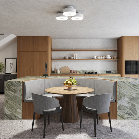 LED stropní svítidlo 4x E27 bílé OMIQ Crimson SL.1677 Sollux