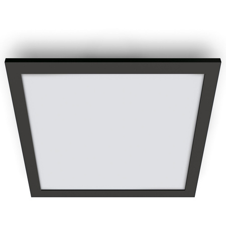 LED povrchový panel 30x30 Stropní světlo 12W CCT TW Black SMART WiFi WiZ