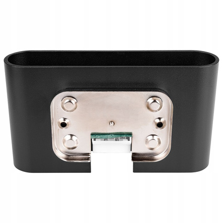 Nástěnná zásuvka pro povrchovou montáž 2x G9 Black Lisa Black Masterled