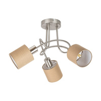 Lustr Stropní svítidlo 3x E14 Chrom Moderní Natina Rabalux