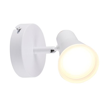 Pohyblivé nástěnné svítidlo. nastavitelné 4.2W LED BERG 1 bílá 3000K GOLDLUX (Polux)