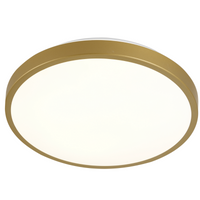 LED stropní přisazené svítidlo KERN 15W 4000K 30cm zlatá
