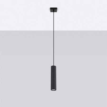 Stropní závěsné svítidlo Tuba Spot GU10 Black Carbon Deep Space SL.1573 Sollux