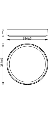 Stropní svítidlo LED Plafond 24W 2800lm 4000K SceneSwitch White|Gold Hanno Philips