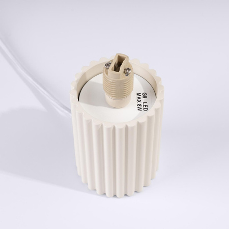 Stolní stolní lampa G9 Round Beige Modern Matte Halo Sollux