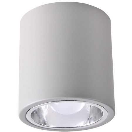Stropní svítidlo přisazené. bodové z kovové trubky JUPITER 13. typ DOWNLIGHT E27. šedé