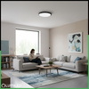 Plafond LED povrchová montáž MILEO 48W IP44 CCT White Round 40cm + LUMILED PILOT