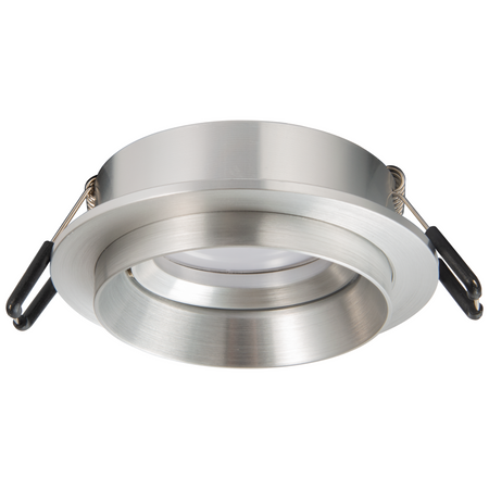 Bodové svítidlo MR16 stříbrné 12 V LIKA Sanico Goldlux pro vestavbu do zdi