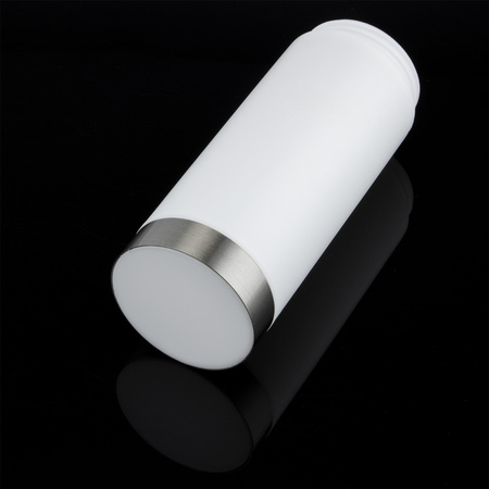 Venkovní zahradní lampa E27 SILVER SLOUP 65cm se zásuvkou 230V