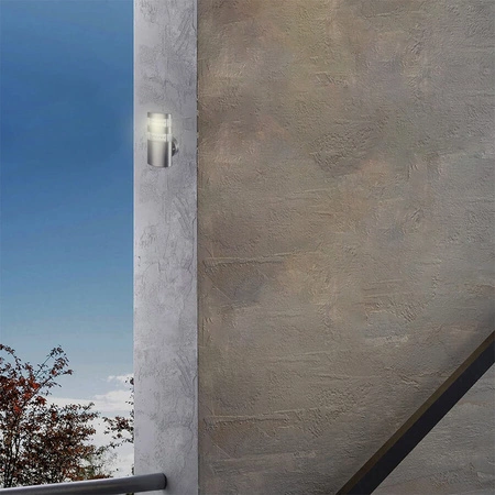 Zahradní lampa Nástěnná lampa MALTA LED 2.4W Simple Chrome Volteno