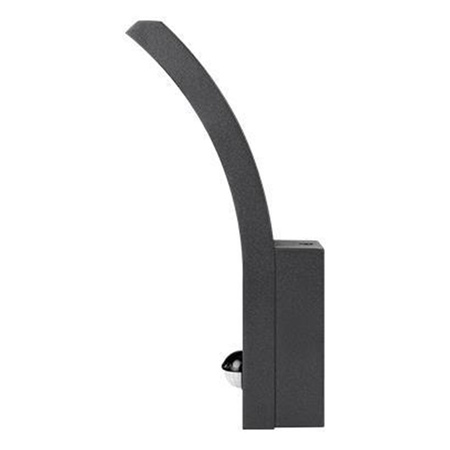 Zahradní nástěnné svítidlo Venkovní LED svítidlo 9W 4000K IP54 s pohybovým a soumrakovým senzorem