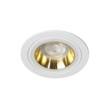 Stropní svítidlo FELINE DSO GU10/GU5,3 Round White-Gold KANLUX pro zápustnou montáž