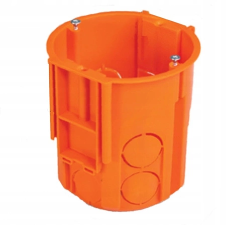 Dvojitá hluboká elektrická zapuštěná instalační krabice 1x60 se šrouby PAWBOL