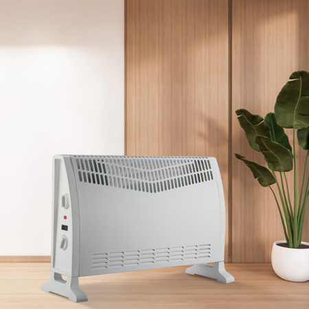 Konvektorový ohřívač 2000W Turbo s nastavitelným termostatem bílý Sanico Goldlux