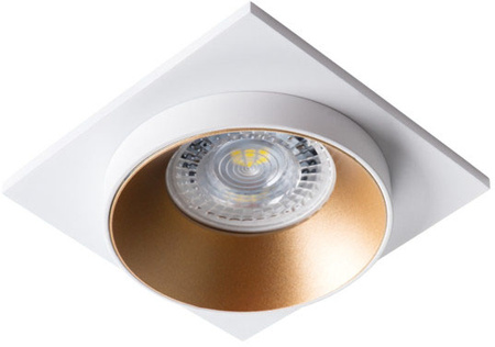 LED GU5.3 GU10 Square White Gold Simen Kanlux Halogenové bodové svítidlo pro zápustnou montáž