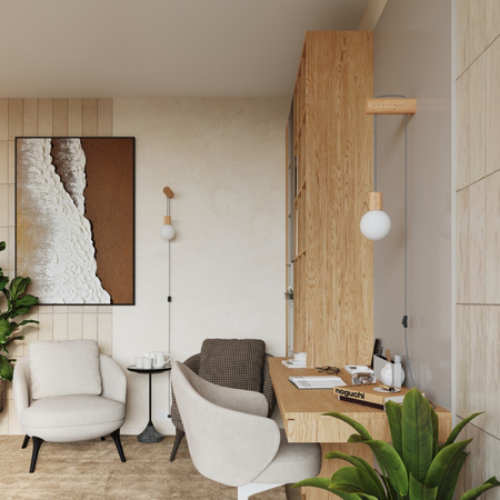 Nástěnné svítidlo Overhang G9 Natural Wood White Nimbi Peach Puff SL.1645 Sollux