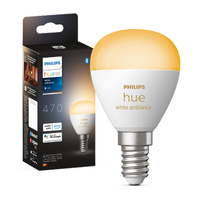 LED žárovka E14 P45 5,1W CCT PHILIPS HUE White Ambiance Bluetooth Zigbee