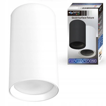 LED přisazené HALOGENOVÉ pevné kulaté stropní svítidlo GU10 bílé