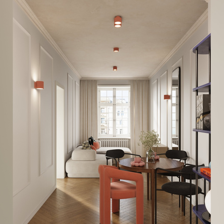 Svítidlo pro povrchovou montáž GX53 Peach aluminium Aura Deep Space SL.1827 Sollux