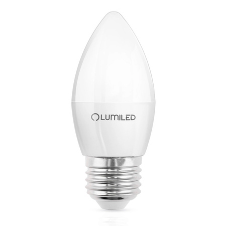 LED žárovka E27 Candle B35 8W = 65W 880lm 6500K Cold 180° LUMILED