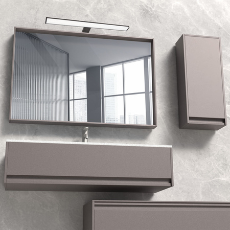 Nástěnné svítidlo LED do koupelny 12W 1350lm 4000K Neutrální 120° Černá IP44 ELBA Sanico Goldlux