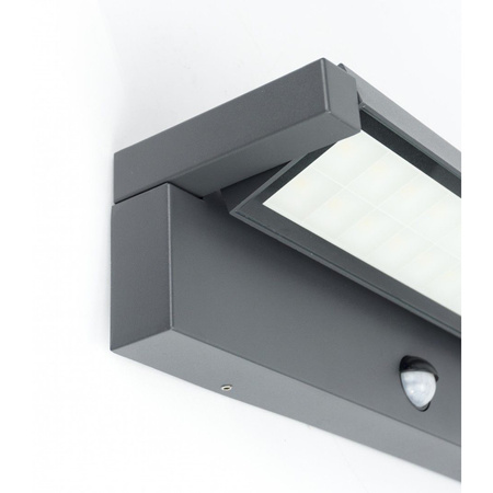 Zahradní nástěnná lampa LED REN 27W 4000K IP65 s PIR senzorem pohybu SU-MA