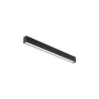 Plafond Oprawa Sufitowa Lampa Ogrodowa Kinkiet Elewacyjny LED 35W 1800lm 3000K Ciepła Black Wodoodporna IP44 OUTLINE LED M 11361 Nowodvorski