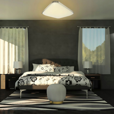 PLAFON LED stropní svítidlo Square PARYS 36W 3000K-6500K 53cm + dálkový ovladač