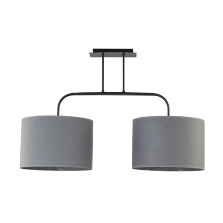 Stropní svítidlo ALICE 6817 Nowodvorski Grey 2xE27 Lustr Materiál+Moderní ocel