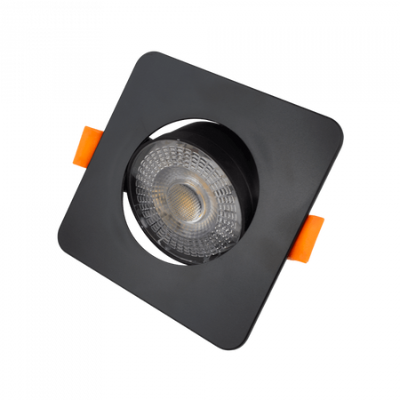 Vestavné LED svítidlo pro zapuštěnou montáž 3W / 5W / 7W CCT Black Square DOWNLIGHT Ecolight