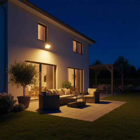 LED reflektor Halogenový venkovní reflektor 30W 3000K 2700lm IP65 FLOODLIGHT LUX OSRAM