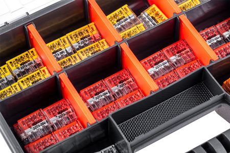 Rychlospojky WAGO Instalační konektory Sada 100 kusů - 20x 2273-202 2X2.5MM + 30x 203 3X2.5MM + 30x 204 4X2.5MM + 20x 205 5X2.5M