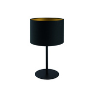 Stolní lampa ALICE 9091 Nowodvorski Černo-zlatá E27 Stolní materiál+moderní ocel
