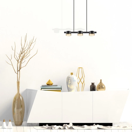 Stropní závěsné svítidlo 3x GX53 Black MIRELLA Sanico Goldlux