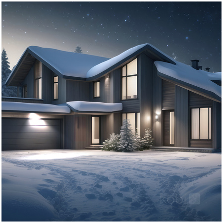 LED reflektor venkovní zahradní 30W 2550lm 6500K Cold 120° IP65 Black MH Kobi