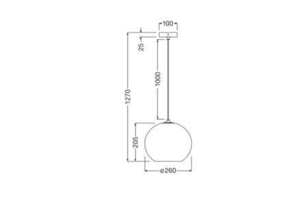 Dekorativní stropní závěsné svítidlo E27 s převisem Hnědá kartonová dekorace Ledvance