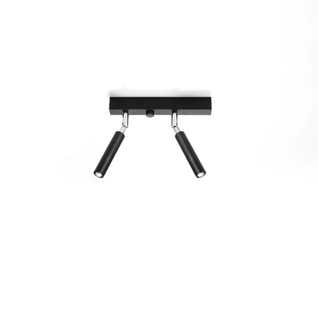EYETECH stropní svítidlo 2xG9 Reflektor Halogenové svítidlo Pohyblivé 25cm Černá SOLLUX