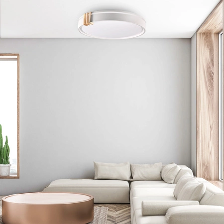 Stropní svítidlo LED Plafond 72W 8000lm CCT 120° White Grey IP44 Pilot Dimmable Arletta Sanico Goldlux