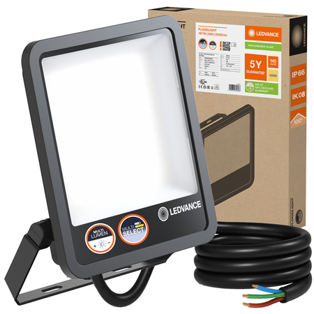 LED reflektor 167W 23400lm 3000K IP66 černý LEDVANCE reflektor