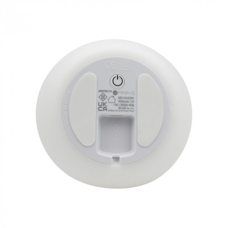 Dětské LED noční světlo 1W 3000K teplá bílá + RGB dobíjecí 1000mAh bílé MIKOLAJ MARY'S