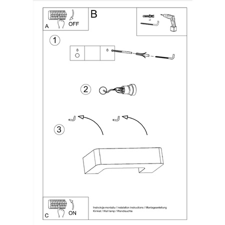 LED nástěnné svítidlo MAGNET E27 Nástěnné svítidlo Bridge Ceramic white SOLLUX