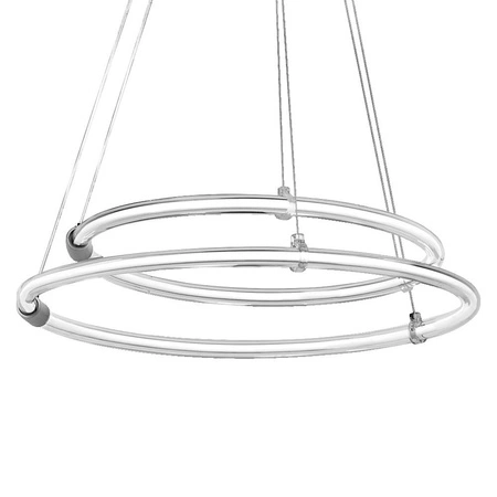 Dekorativní LED 21W 2400lm 3000K teplé stmívatelné závěsné stropní svítidlo šedá Dekor Ledvance