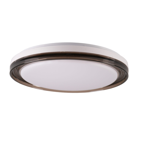 Plafond LED stropní svítidlo 48W 5300lm CCT 120° bílé černé IP44 Pilotní stmívatelné Halina Sanico Goldlux